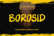 Borosid - Textured Brush Font, a Handwritten Font by Ary_ngeblur (Thumbnail 1 of 5)