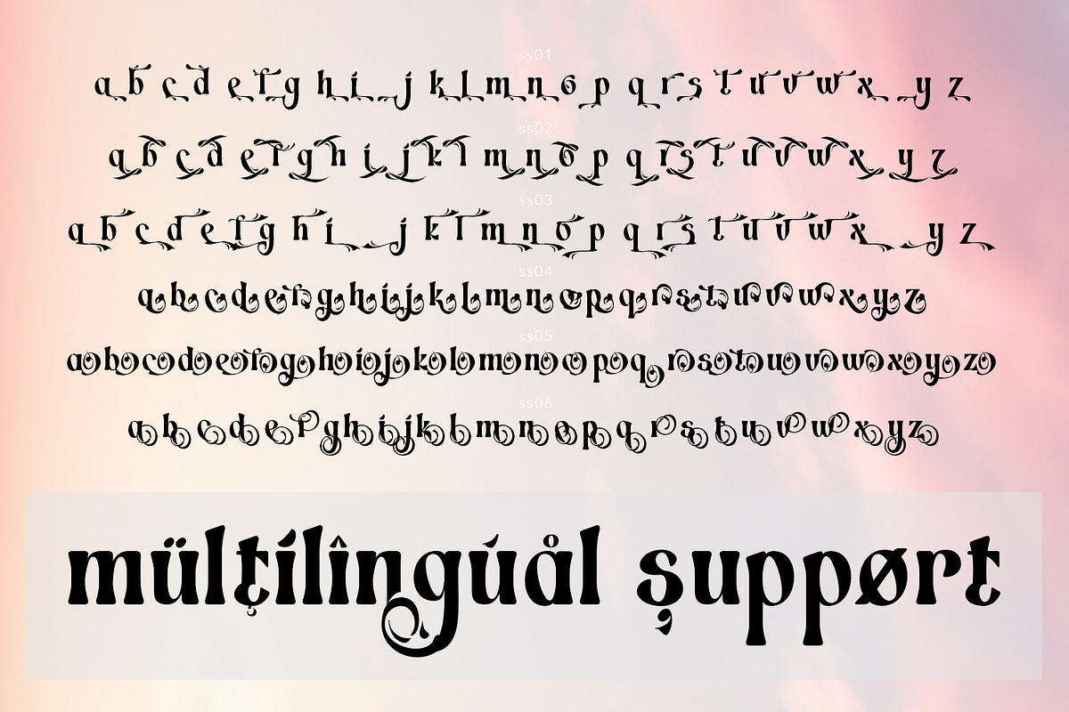 Switella - Modern Decorative Font, a Serif Font by TypeClassHeroes (Photo 10 of 10)
