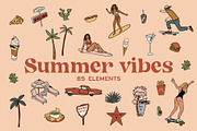 Summer vibes bundle, an Object Graphic by Lisa Mill (Thumbnail 1 of 9)