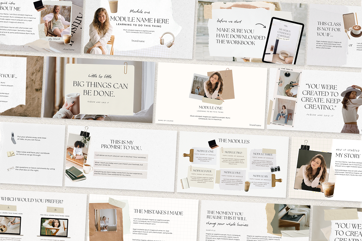 Scrapbook Webinar Course Slide Deck preview 2