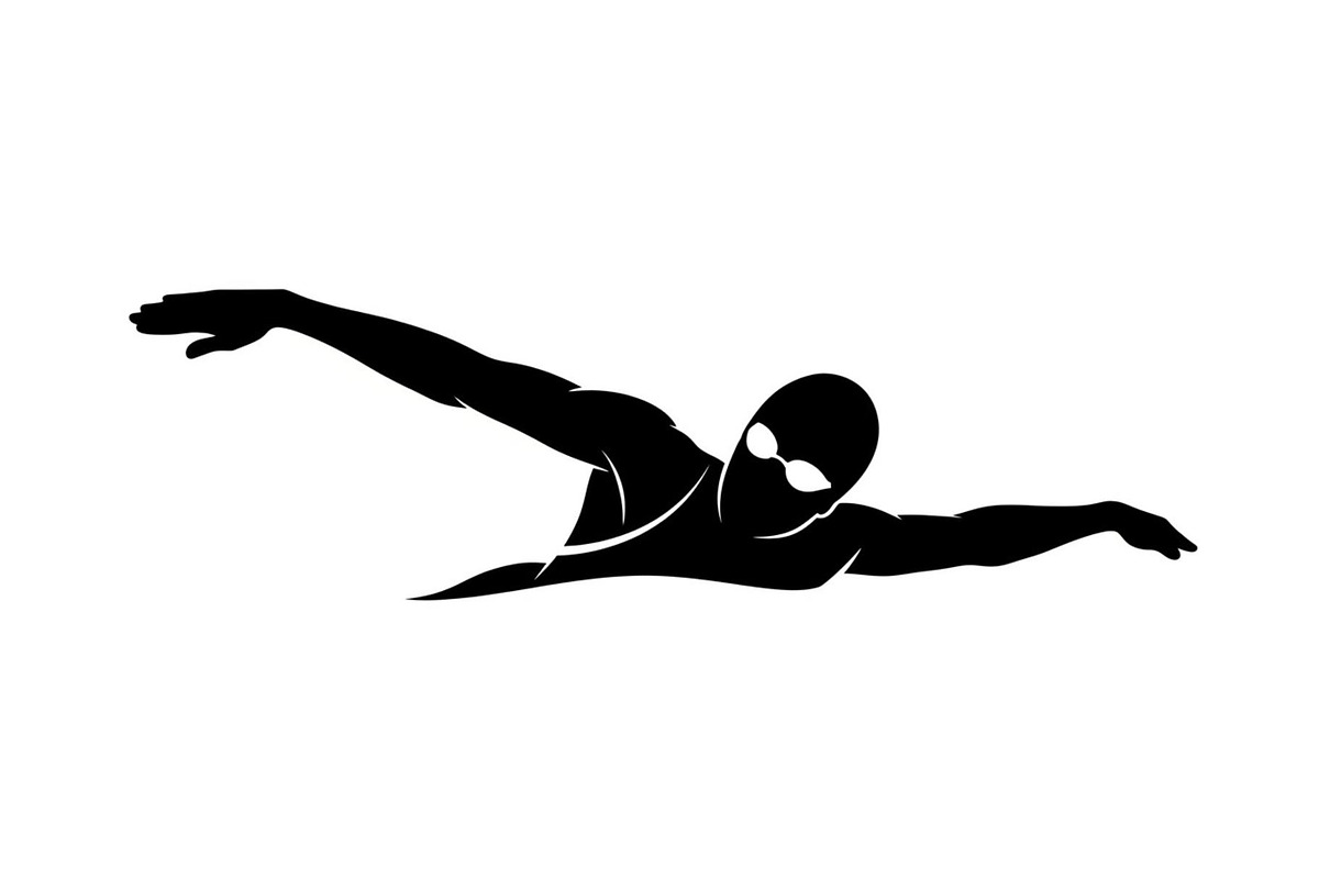Swimming Sport Silhouette Vector Bun, an Illustration by jahid234 (Photo 31 of 51)