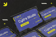 Futuristic - Business Card, a Business Card Template by StreaksideStd (Thumbnail 2 of 3)