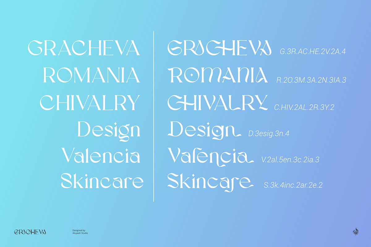 Gracheva | Premium Display Font, a Serif Font by Aluyeah Studio (Photo 11 of 16)