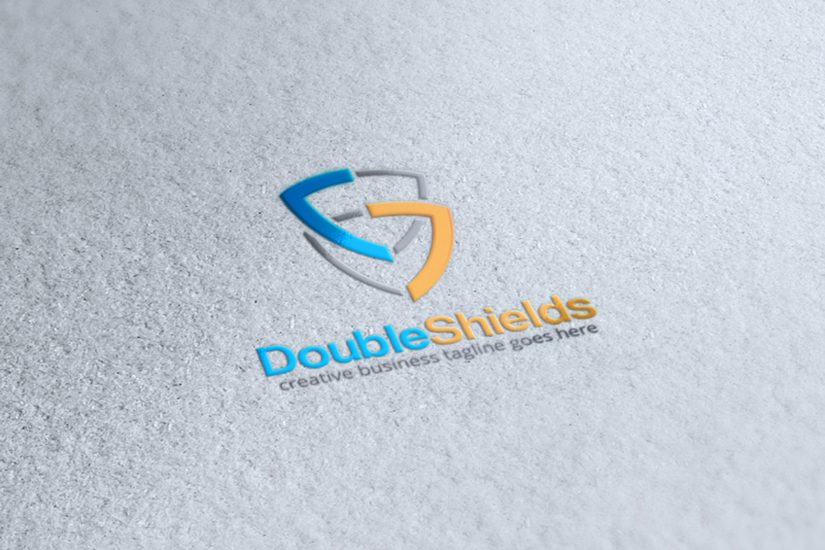 Double Shields Logo, a Branding & Logo Template by Slim Studio