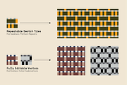 Bungalow - Seamless Pattern Set, a Pattern Graphic by Backyard Creative Co (Thumbnail 5 of 6)