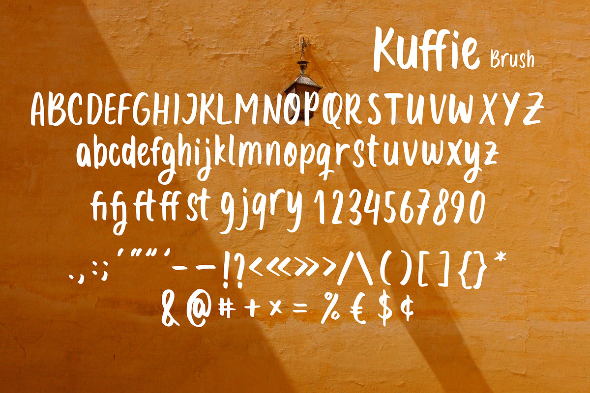 Kuffie - Brush Font preview 2