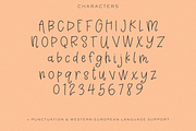 Tangerine Twist Sans, a Handwritten Font by Beck McCormick (Thumbnail 10 of 10)