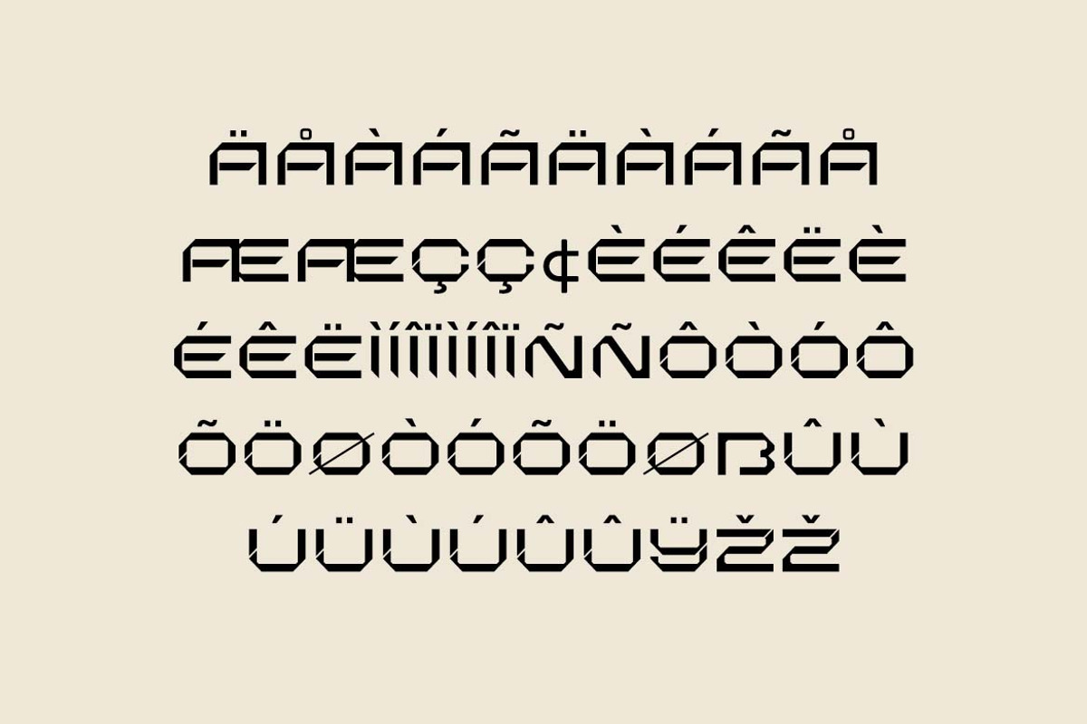 Transonite Futuristic Display Font, a Serif Font by UICreative (Photo 10 of 13)
