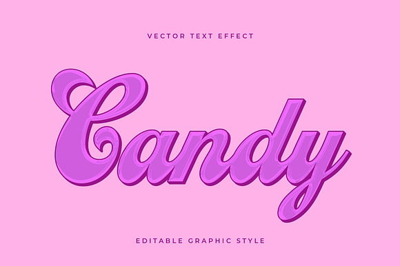 Glossy Script Swirl Text Effect preview 3