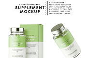 Supplement Bottle Mockup, a Product Mockup by HexenDesigns (Thumbnail 3 of 12)