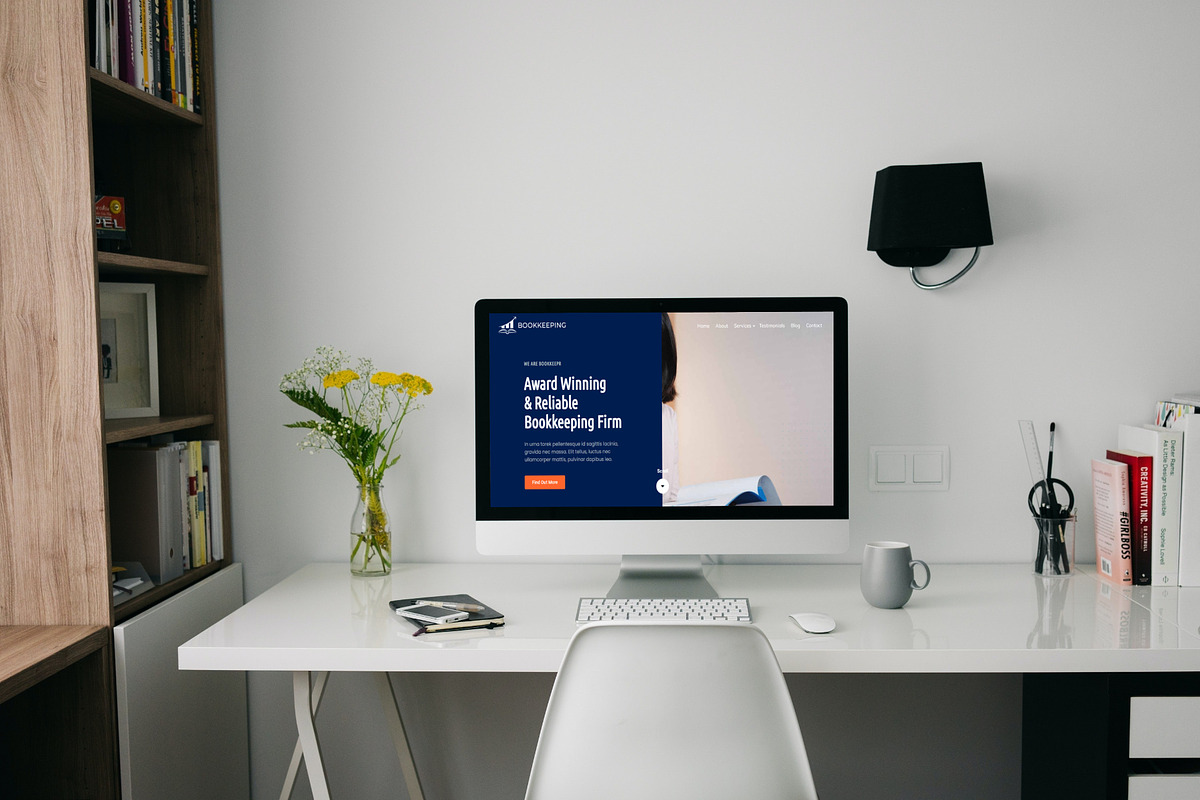 Bookkeeping WordPress Theme - Bookkeeping Pro preview 4