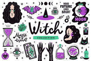 Witch graphic collection