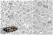 Japan Food Objects & Symbols Set, an Object Graphic by BALABOLKA (Thumbnail 3 of 4)