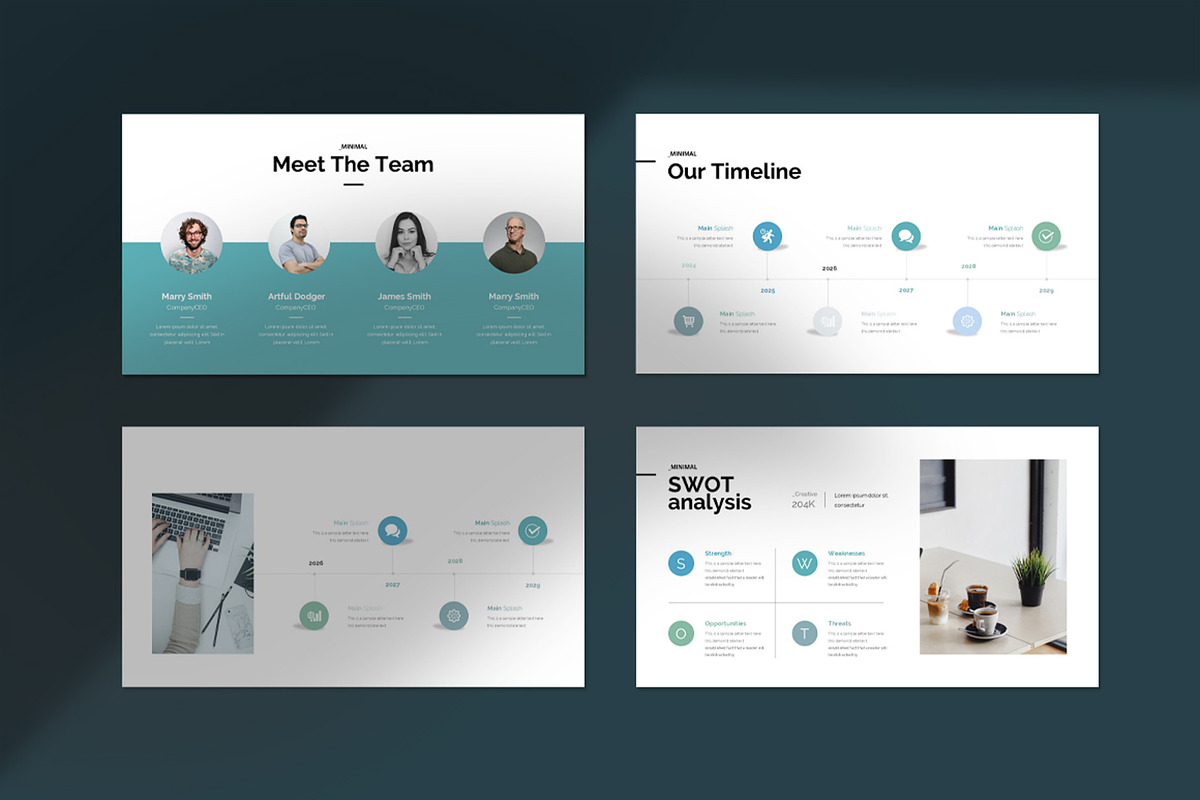 Pitch-Deck Presentation Template, a Presentation Template by Dream-Lab (Photo 4 of 7)