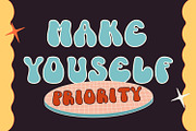 Eleven Planet - Groovy Font, a Font by Arendxstudio (Thumbnail 5 of 10)