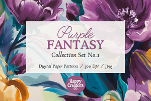 Purple Fantasy Digital Papers