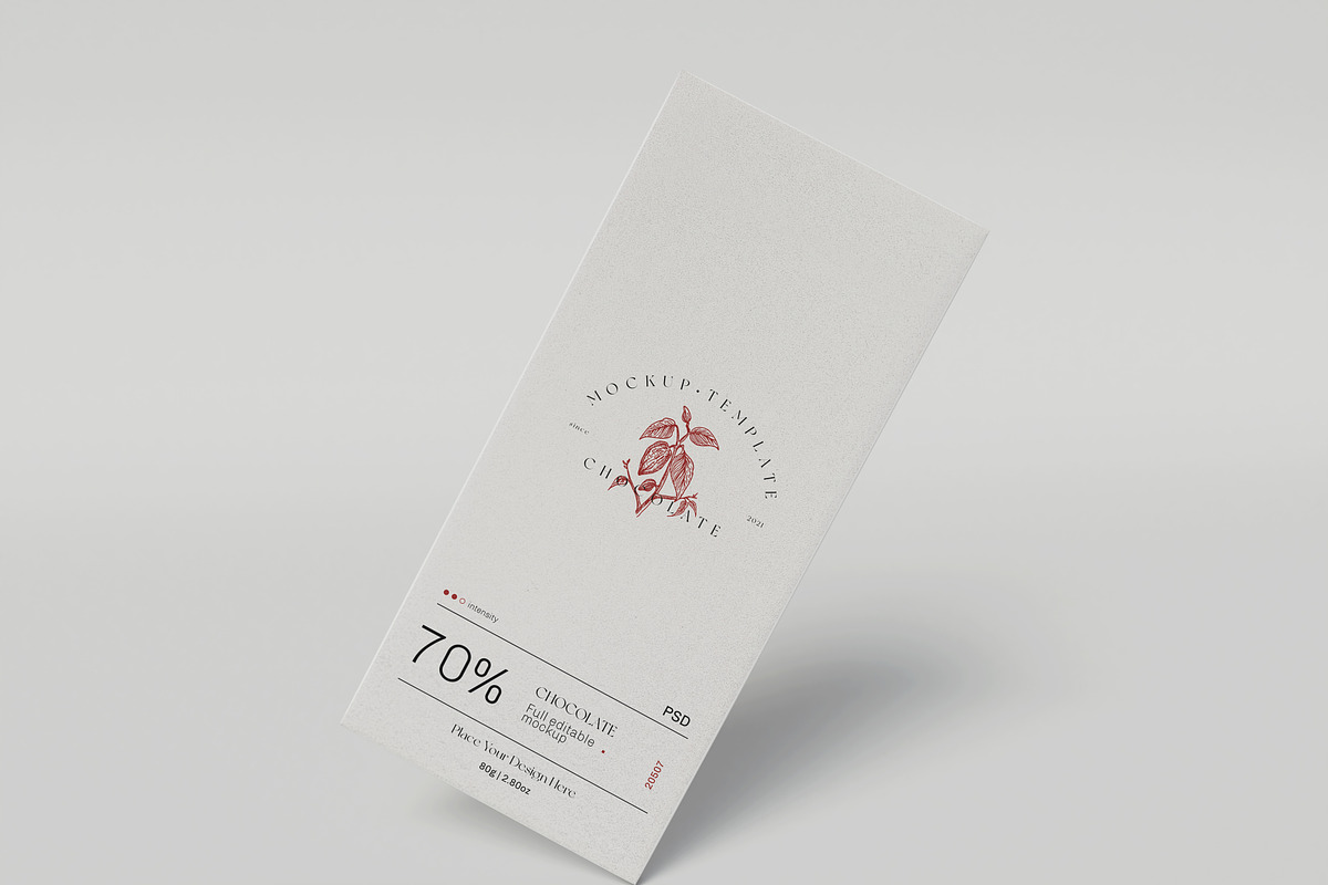 Wrapped Chocolate Mockup, a Packaging Mockup by Mego-studio