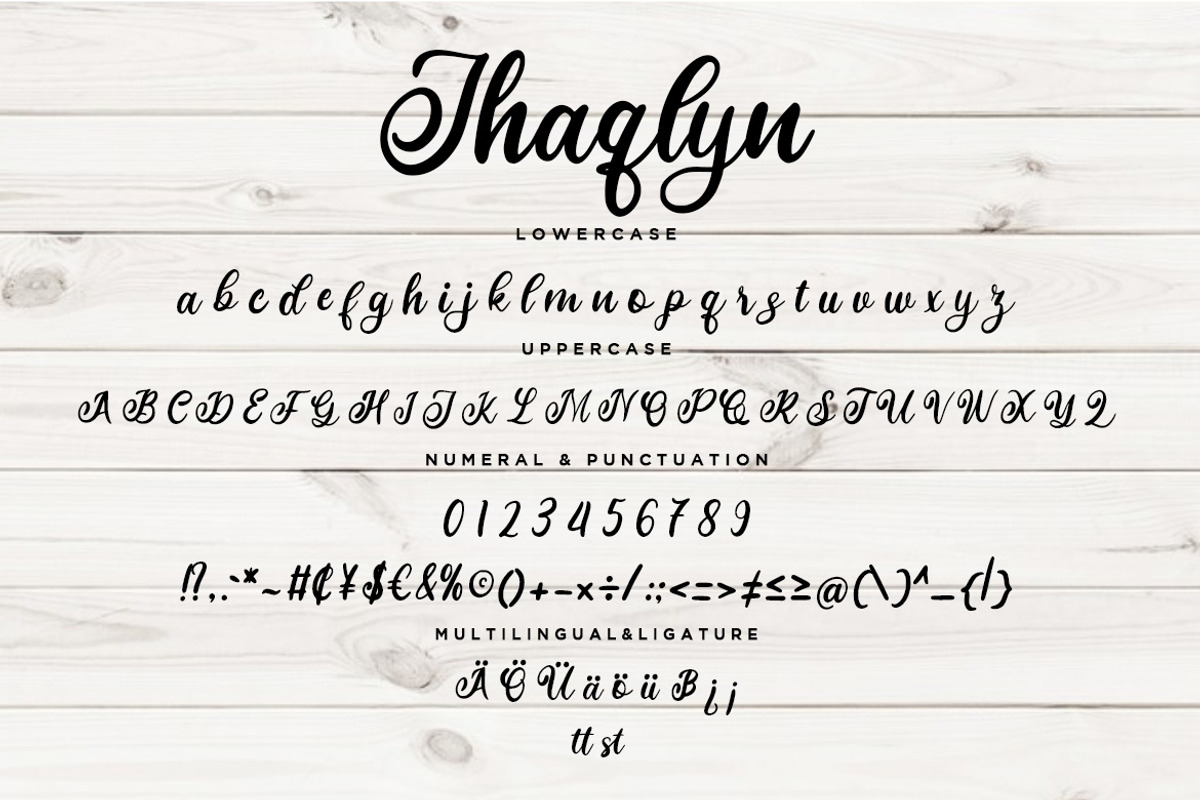 Jhaqlyn Modern Advertisement Font preview 7
