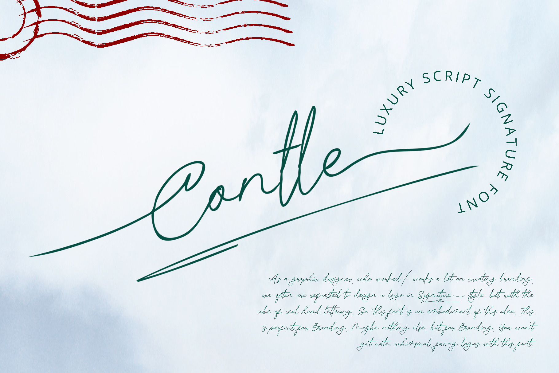 Contle Signature Script Font, a Script Font by Anomali Creatype