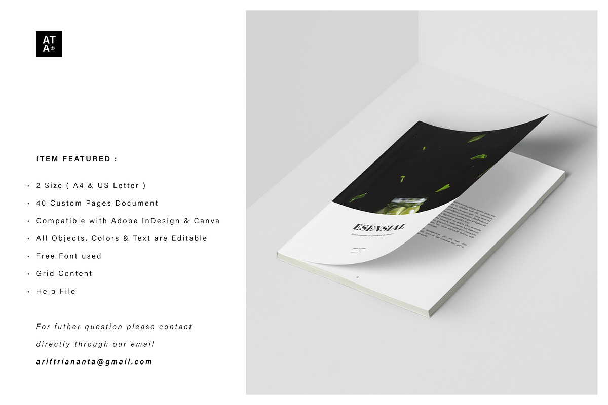 ESENSIAL Recipes Book Cookbook, a Magazine Template by Arif Tri Ananta (Photo 13 of 14)