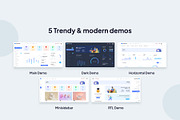 Modernize Vuejs Admin Dashboard, a Vue Template by AdminMart (Thumbnail 4 of 15)
