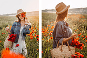 A girl in a poppy field - 5 photos, a Person Photo by Fargana (Thumbnail 3 of 4)