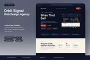Web Design Agency Landing Page, an UI Kit Template by Pitchlook.Studio (Thumbnail 1 of 3)