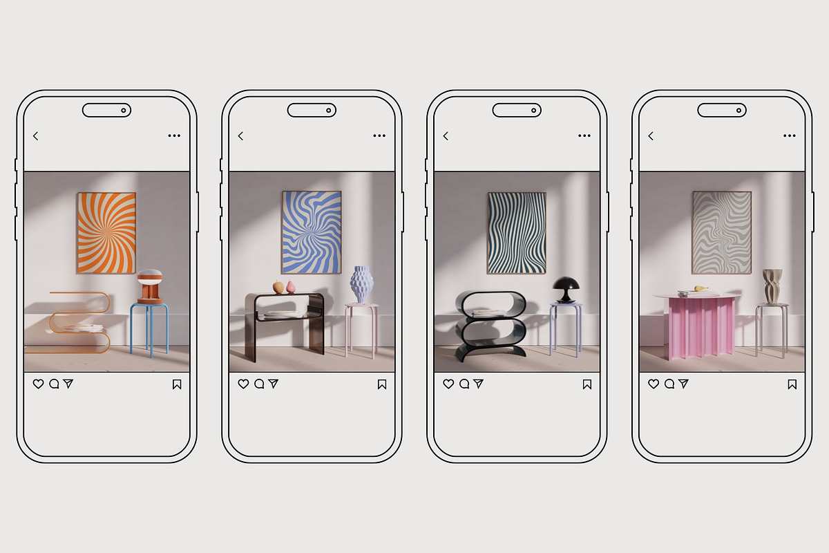 Frame Mockup Bundle NOAH, a Print Template by Bonumo (Photo 8 of 13)