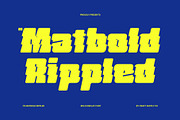 CS Matbold Rippled, a Sans Serif Font by Craft Supply Co. (Thumbnail 1 of 8)