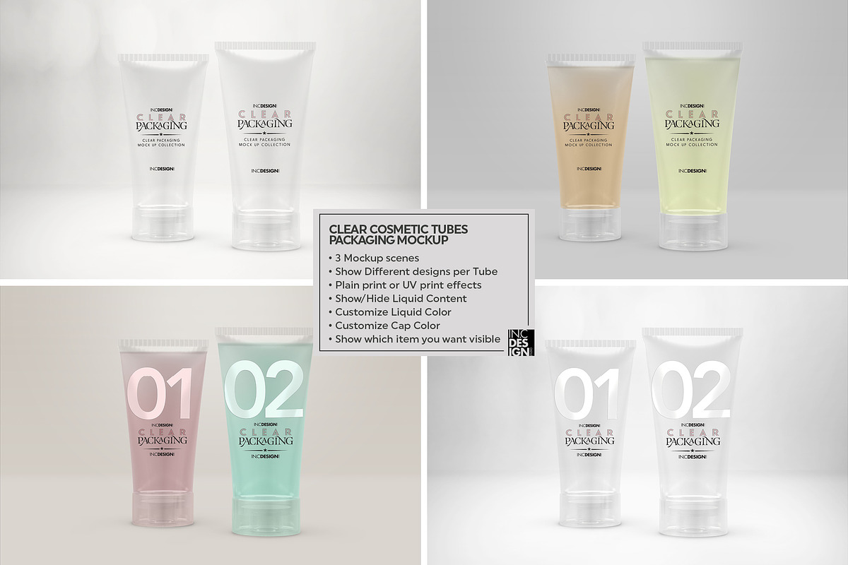 03 Clear Container Packaging Mockups, a Packaging Mockup by INCDesign (Photo 5 of 26)