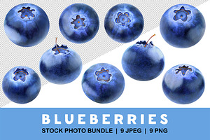Blueberries collection