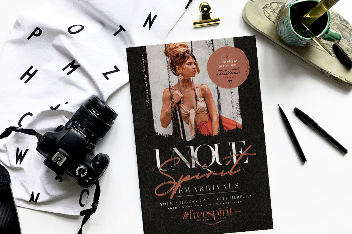 Unique Spirit Flyer + Instagram Post, a Flyer Template by Touringxx Creative Studio (Photo 2 of 3)