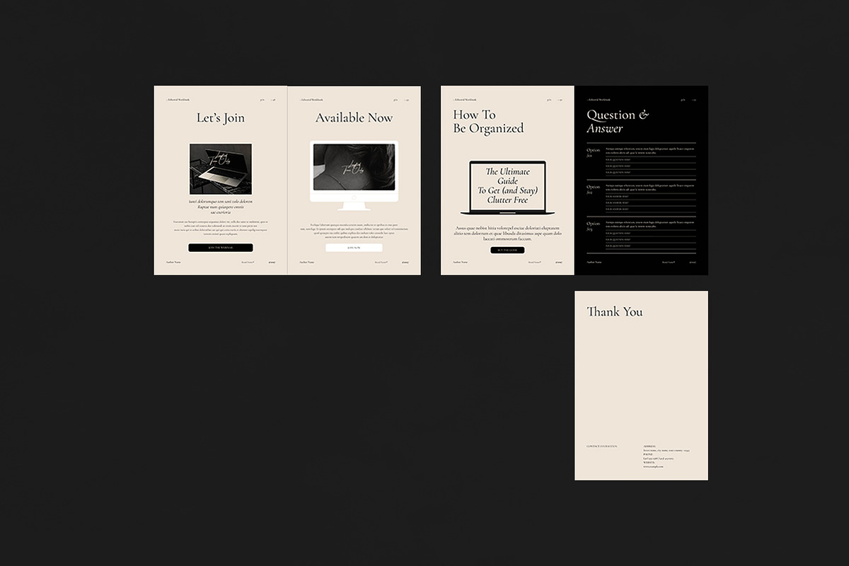 2-in-1 Ebook & Workbook Templates, a Magazine Template by ArtisanaAura (Photo 30 of 30)
