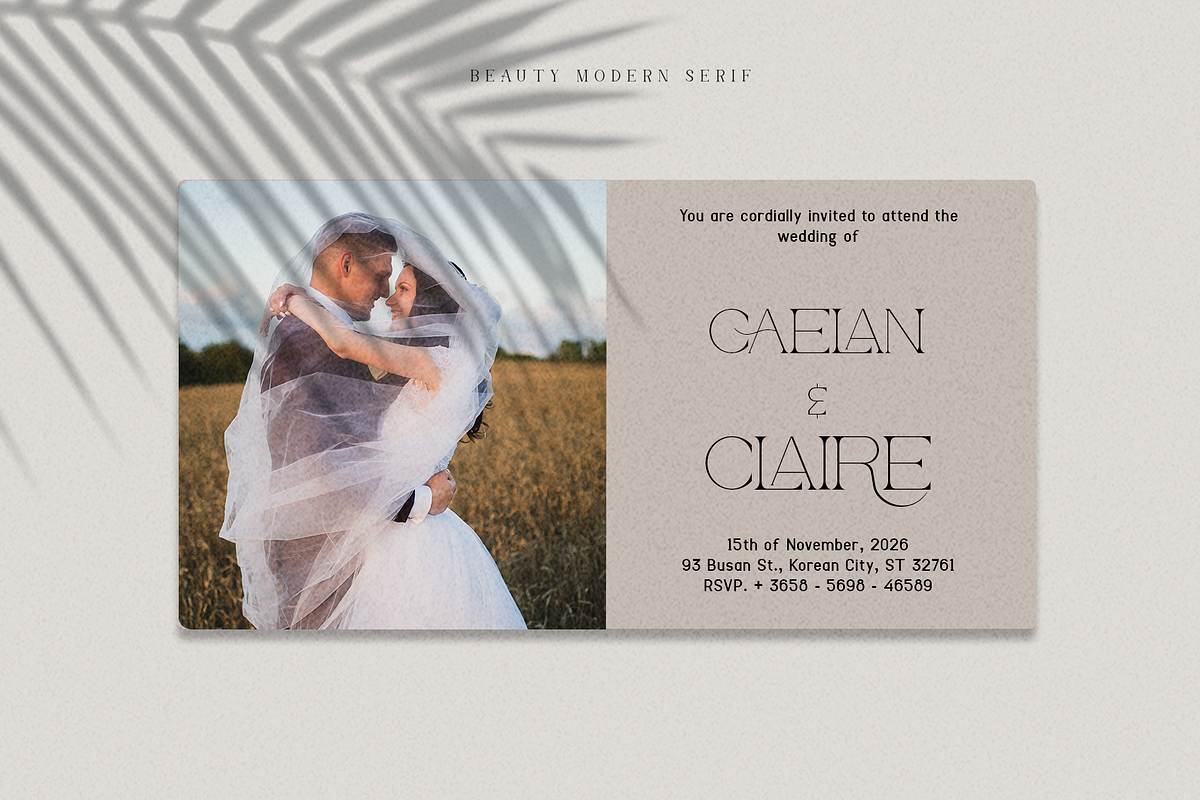 Charla - Modern Serif Typeface, a Serif Font by overlaytemplates (Photo 3 of 5)