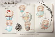 Cute woodland animals clipart., an Animal Illustration by Yuliya Art (Thumbnail 8 of 19)