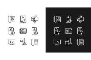 Services and bills pixel perfect, an Icon by IMG Visuals