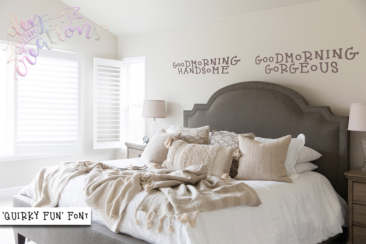 Quirky Fun - A Fun Hand LetteredFont, a Serif Font by Dez Custom Creations (Photo 6 of 10)