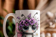 Whimsical Animals Floral Clipart, a Graphic by one-touch (Thumbnail 3 of 18)