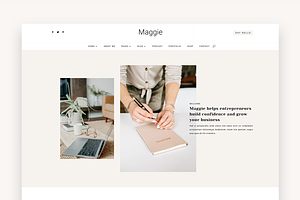 Coaching WordPress Theme Maggie