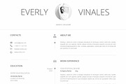 Resume Template / CV, a Resume Template by Peunayah (Thumbnail 5 of 8)