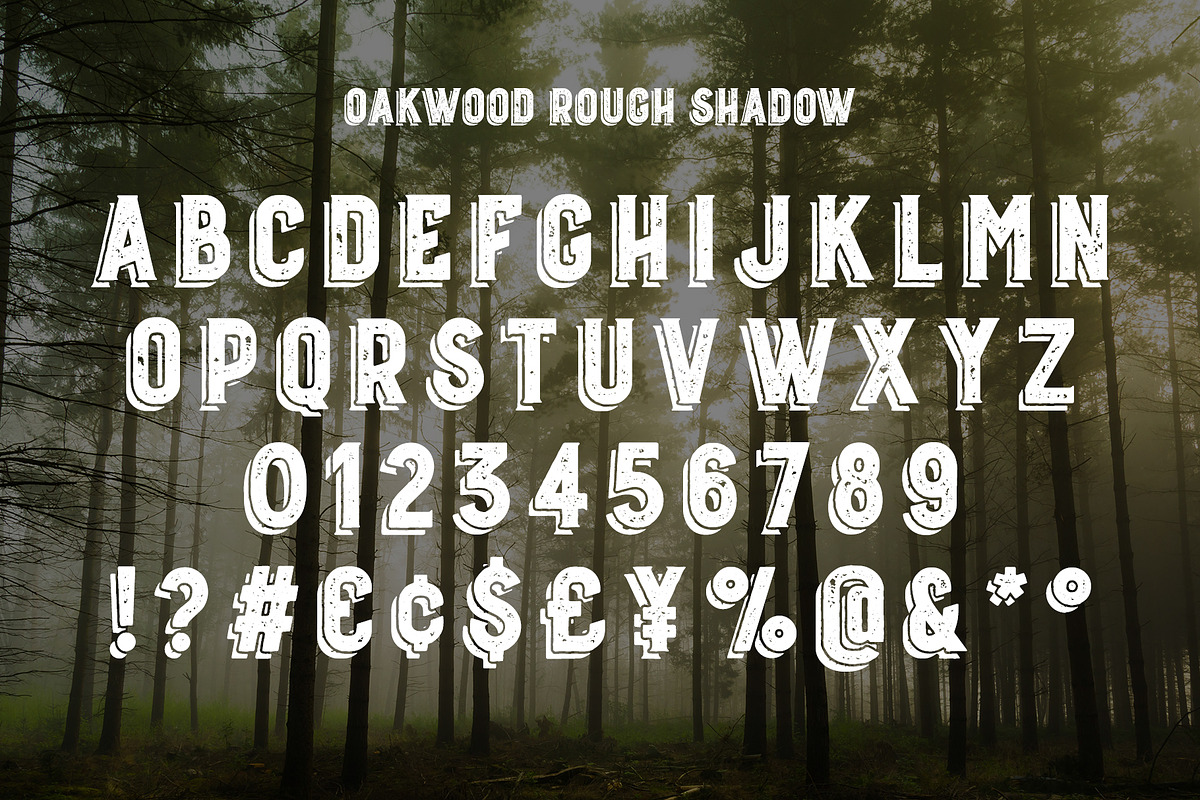 Oakwood - Rustic Font preview 5