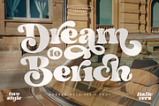 Dream to Berich Modern Bold Serif, a Serif Font by zeenesia (Thumbnail 2 of 19)