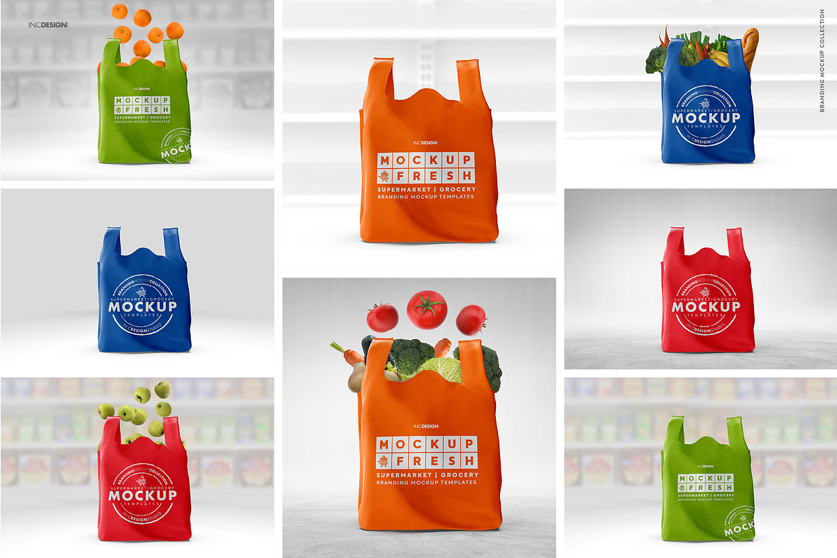 Non Woven Shopping Bag Mockup, a Product Mockup by INCDesign (Photo 2 of 10)