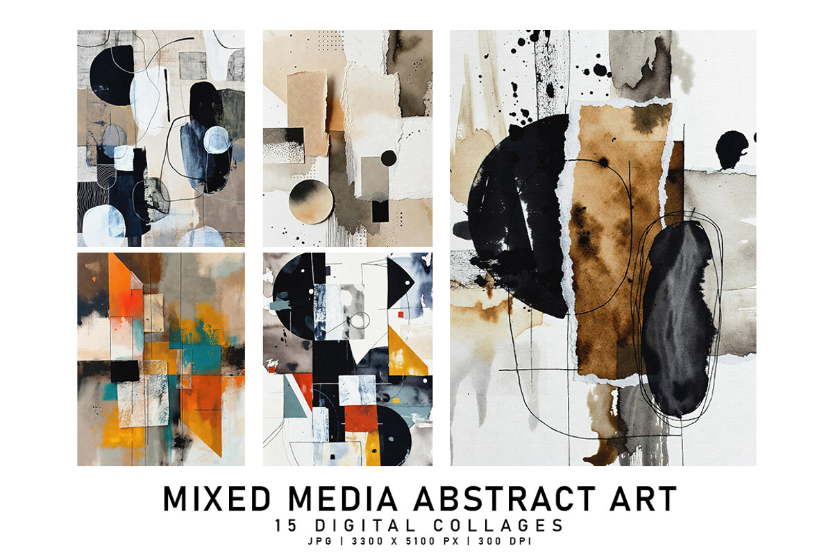 Mixed Media Abstract Art, a Decorative Illustration by Digital Art Creations (Photo 1 of 7)
