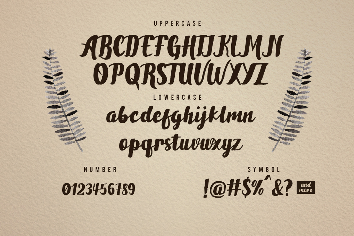 Brownies Typeface preview 2