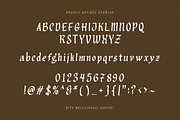 Organic Antique - Blackletter Fonts, a Blackletter Font by Sarid Ezra (Thumbnail 9 of 10)