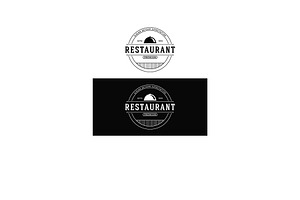 Vintage restaurant logo design with, a Branding & Logo Template by LOGOCREATIVE
