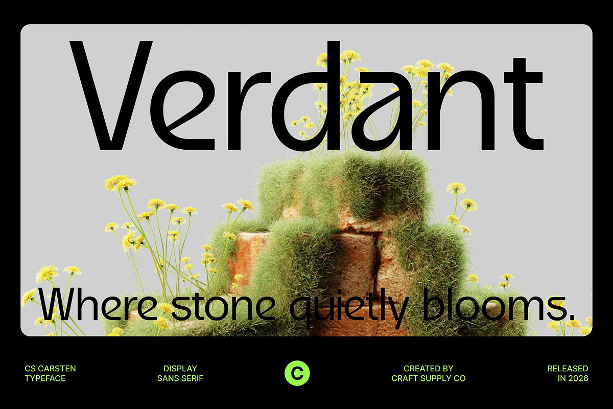CS Carsten – Hybrid Sans Serif, a Sans Serif Font by Craft Supply Co. (Photo 7 of 8)