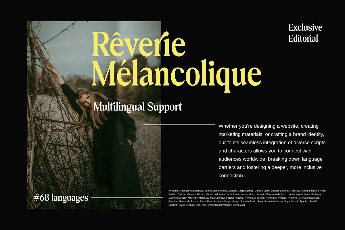 Exclusive Editorial - Retro Serif, a Serif Font by Dora Typefoundry (Photo 3 of 12)