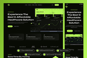 Prinstin SaaS Medical Website Framer, an UI Kit Template by Lumina_ui_ux202
